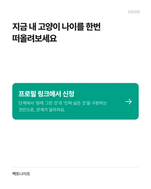 고양이가 날 싫어하는 것 같을 때 — 카드 5